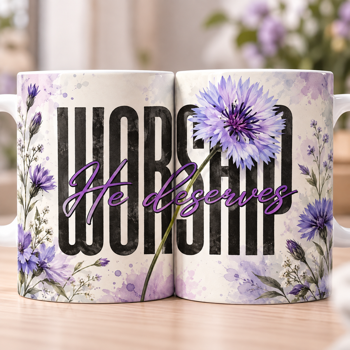 Worship He Deserves Coffee Mug