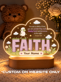Psalm 139 Faith Sheep Personalize LED Night Light