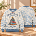 Personalized Holiday Book Tree Sweatshirt