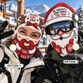 Sleigh Girl Era Santa and Reindeer Funny Face Ski Mask