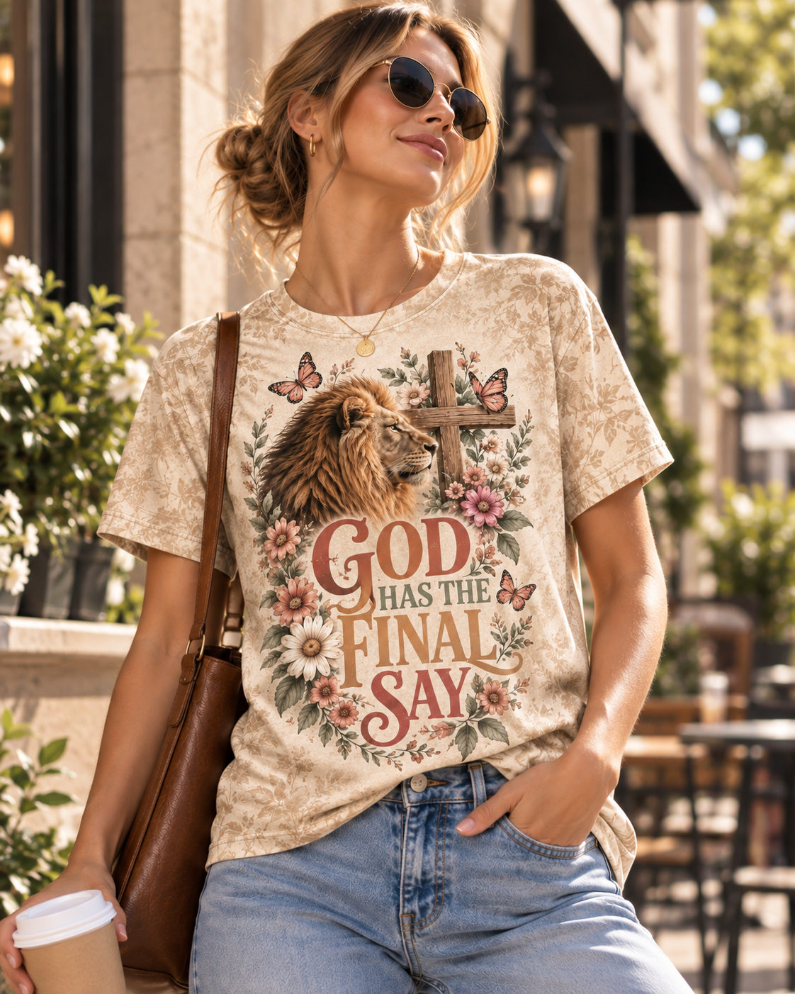 God Has The Final Say Lion Christian T-Shirt