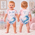 Be Still Ocean Waves Baby Bodysuit