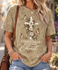 Christmas Begins With Christ Christian T-Shirt