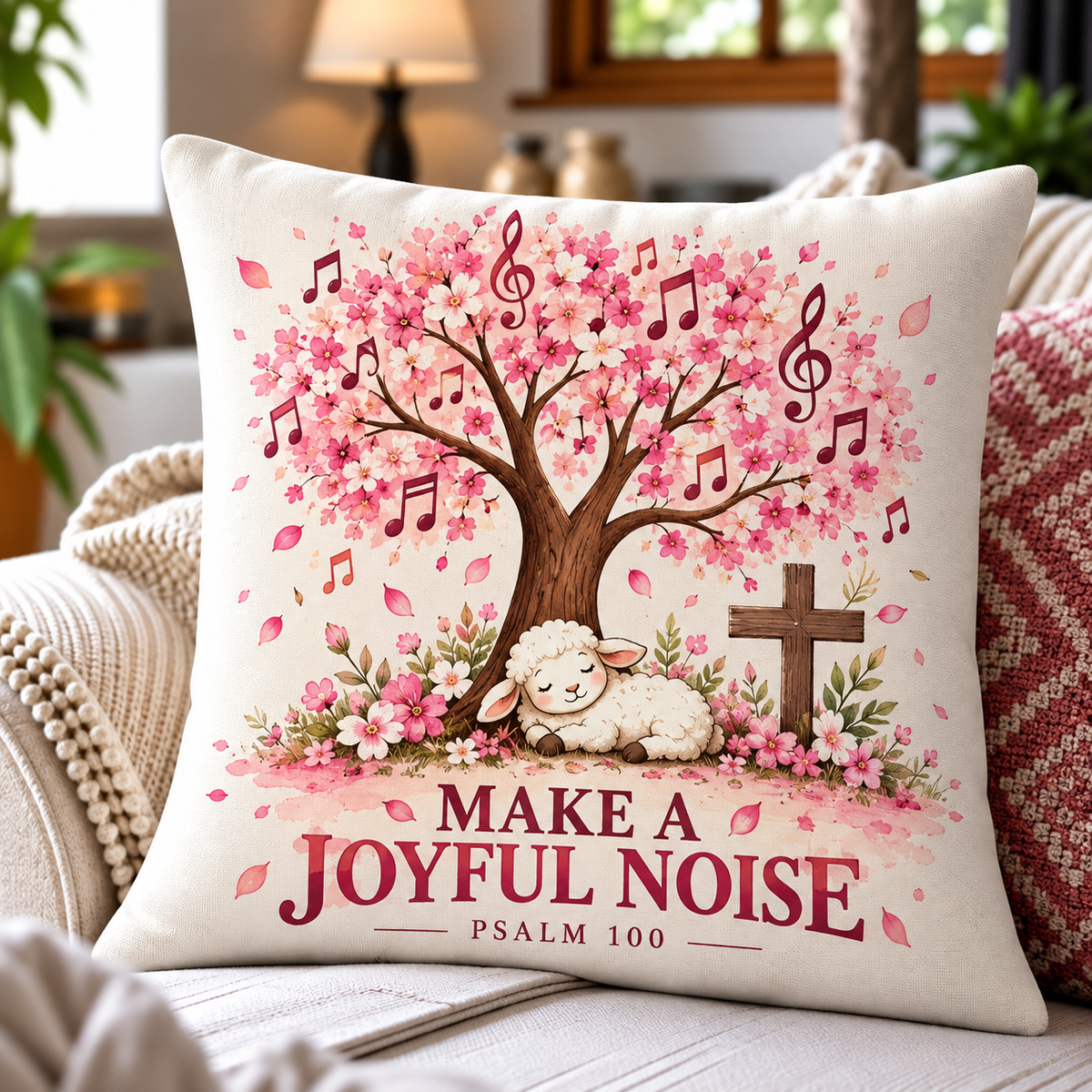 Make A Joyful Noise Pillow