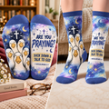 Are You Praying Duck Down And Talk To God Mid-Tube Socks