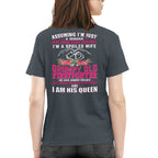 Awesome Firefighter i am his queen- Hoodie - grunx260804-0143