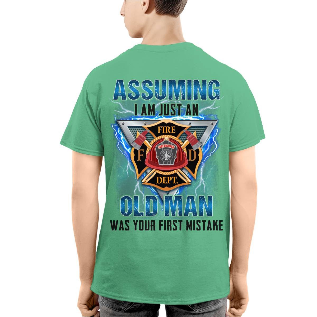 Awesome Firefighter-T-shirt - grunx260804-0148