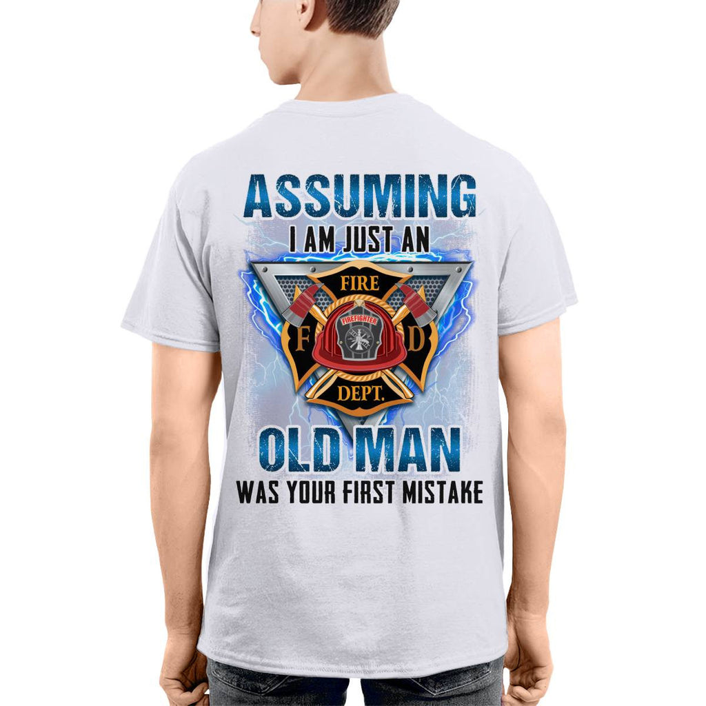 Awesome Firefighter-T-shirt - grunx260804-0148