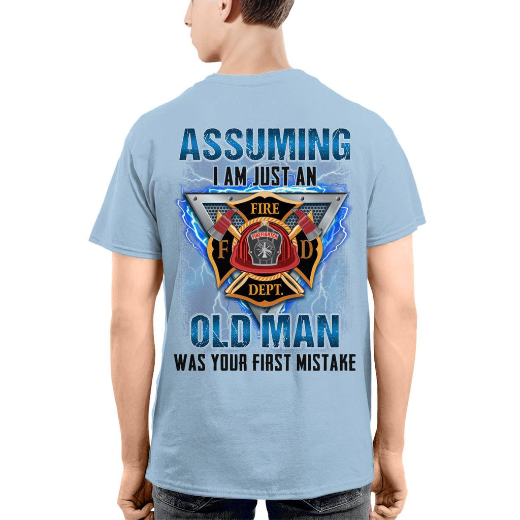 Awesome Firefighter-T-shirt - grunx260804-0148