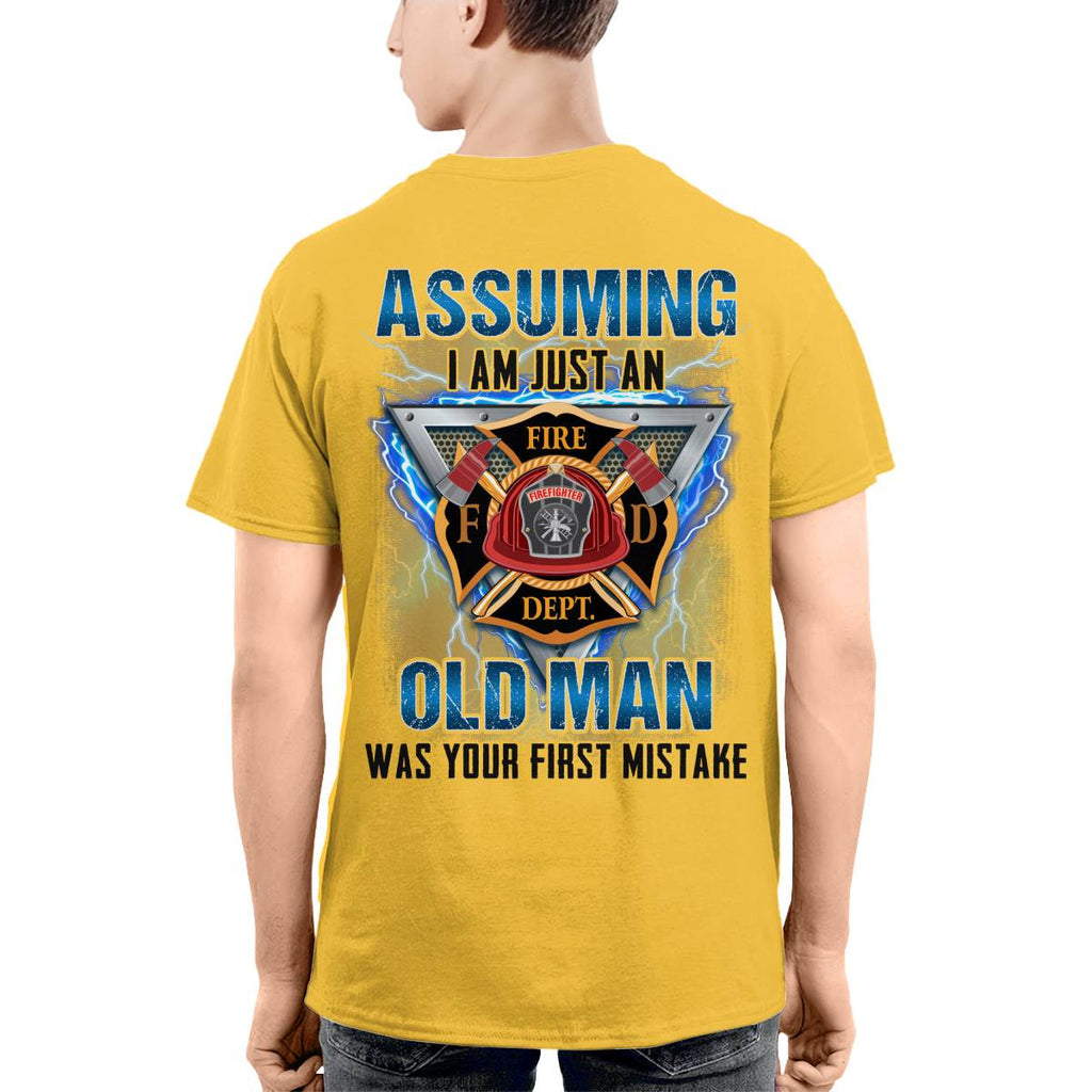 Awesome Firefighter-T-shirt - grunx260804-0148