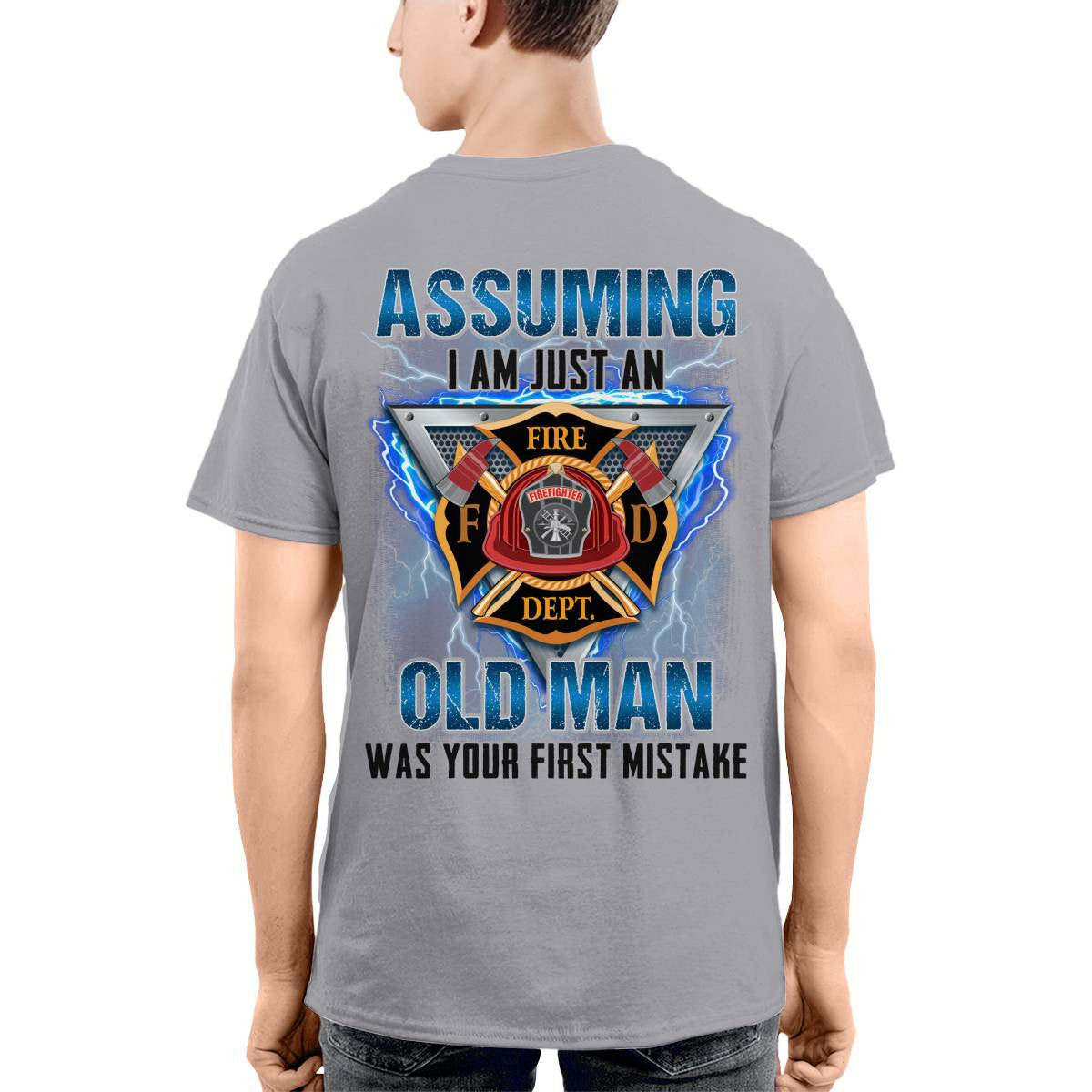 Awesome Firefighter-T-shirt - grunx260804-0148