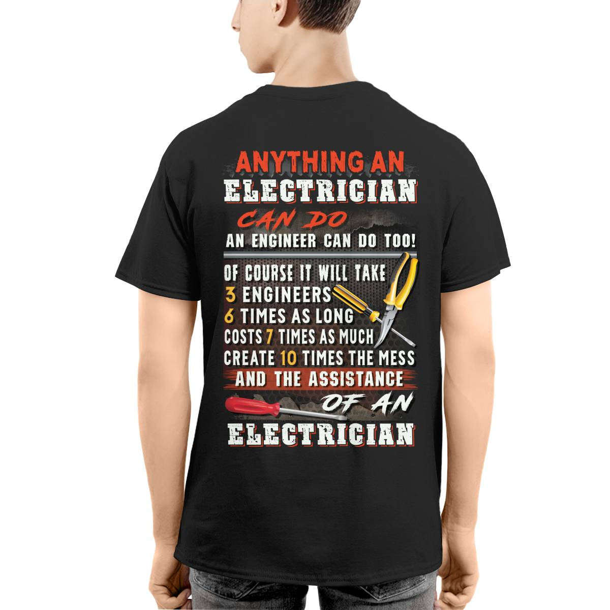 Awesome Electrician-T-shirt - grunx260804-0076