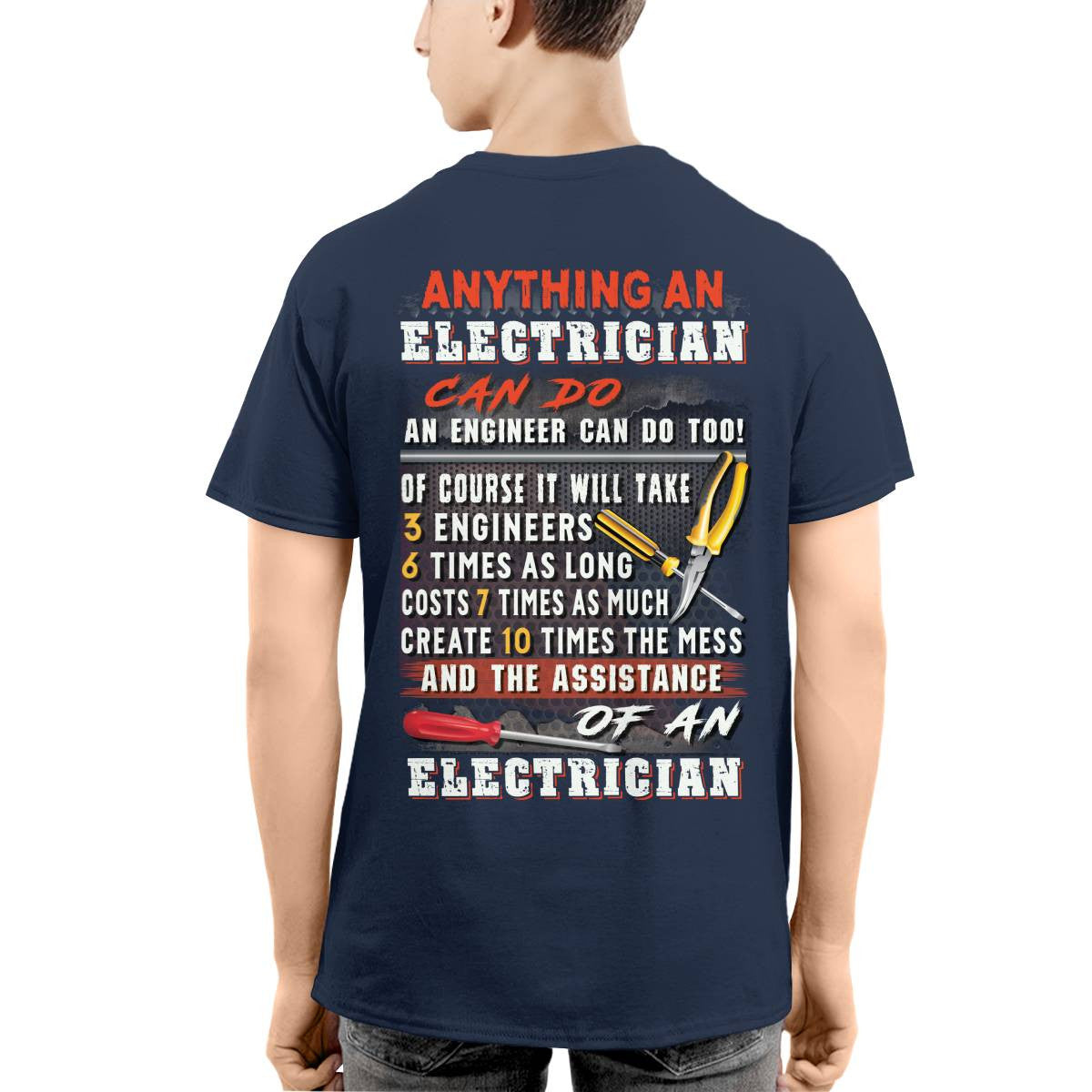 Awesome Electrician-T-shirt - grunx260804-0076