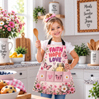 Faith Hope Love Kids Apron