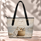 Personalized More Than Enough Loaves and Fish Saddle Bag