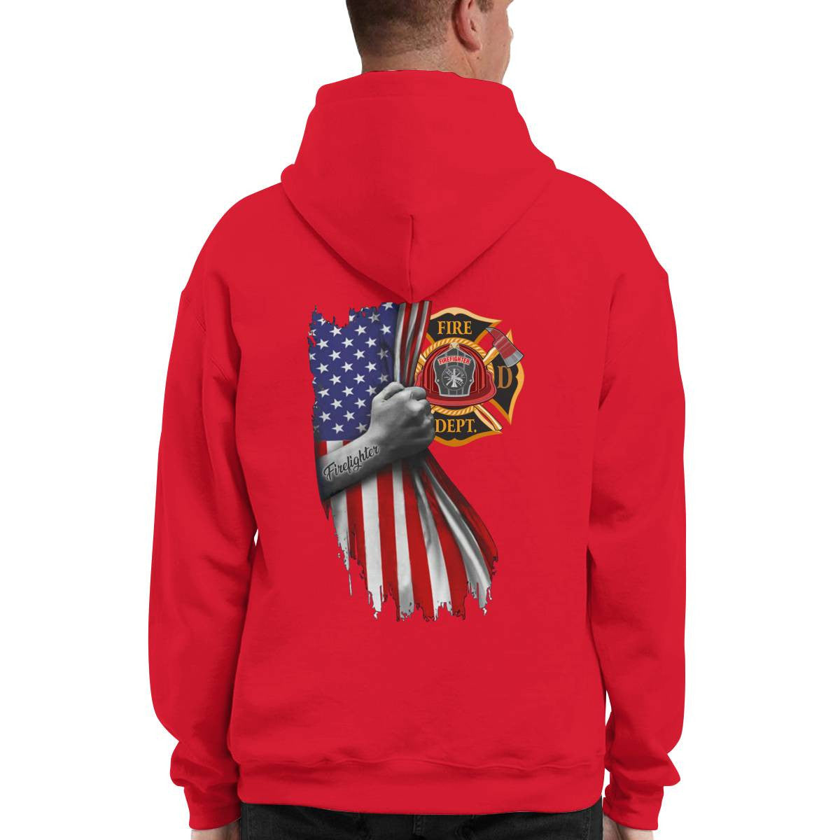Proud Firefighter-Hoodie - grunx260804-0142