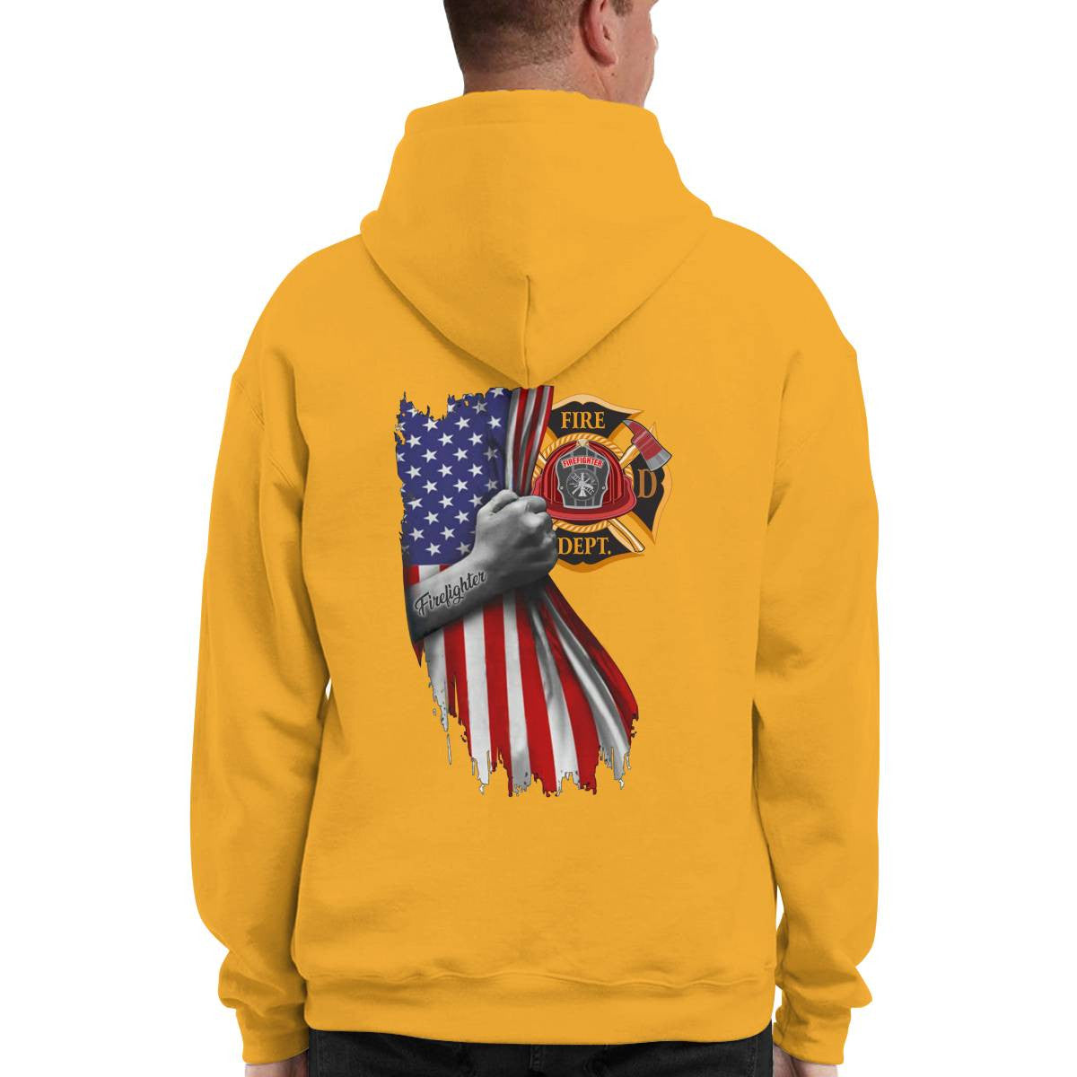 Proud Firefighter-Hoodie - grunx260804-0142