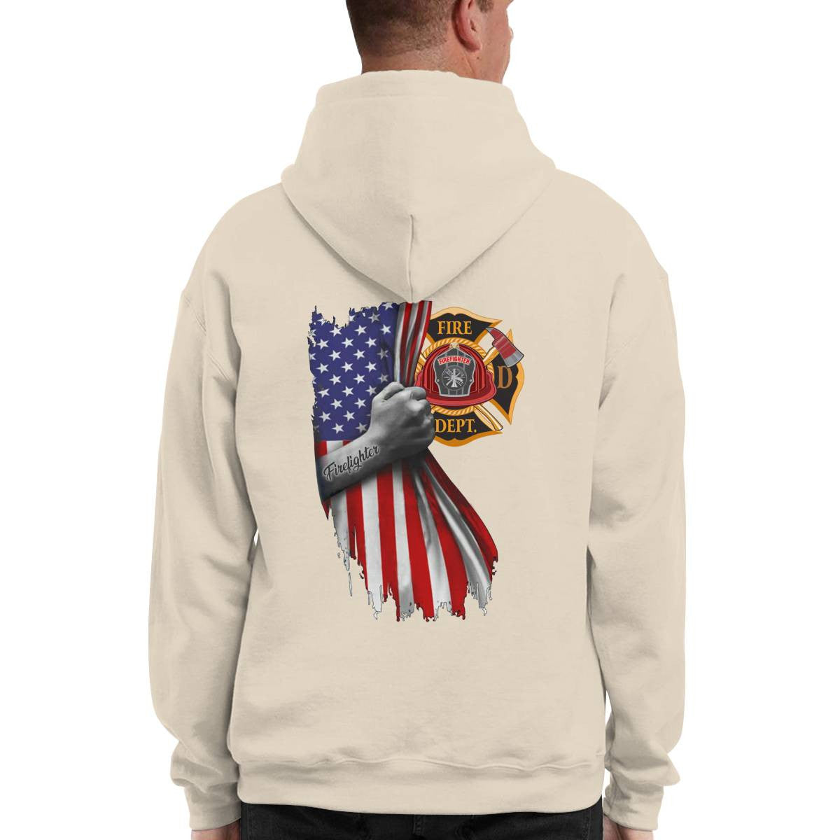 Proud Firefighter-Hoodie - grunx260804-0142