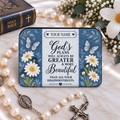 God's Plans Butterfly Personalized PU Leather Pouch