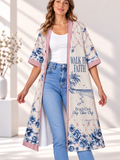 Walk by Faith Beach Women's Short-Sleeved Cape