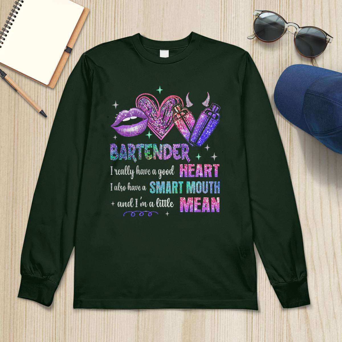 Awesome Bartender-Hoodie - grunx260804-0254