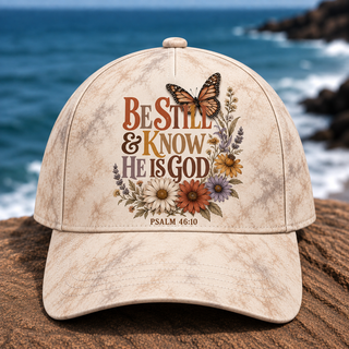 Be Still & Know He Is God Wildflower Bouquet Classic Cap