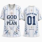 God Has A Plan Child Of God T-Shirt Jersey