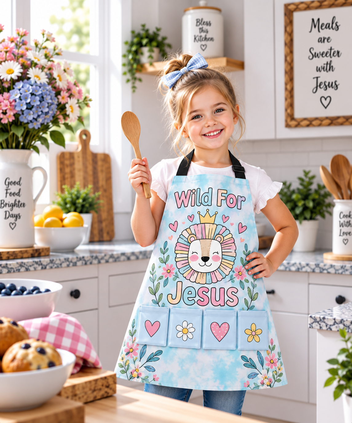 Wild For Jesus Kids Apron