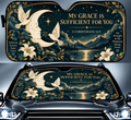 My Grace Is Sufficient For You Dove Car Sun Shade