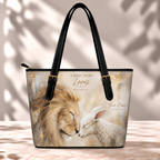 Personalized A King Who Loves Lion and Lamb Saddle Bag