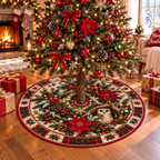 Woodland Owl Christmas Tree Skirt