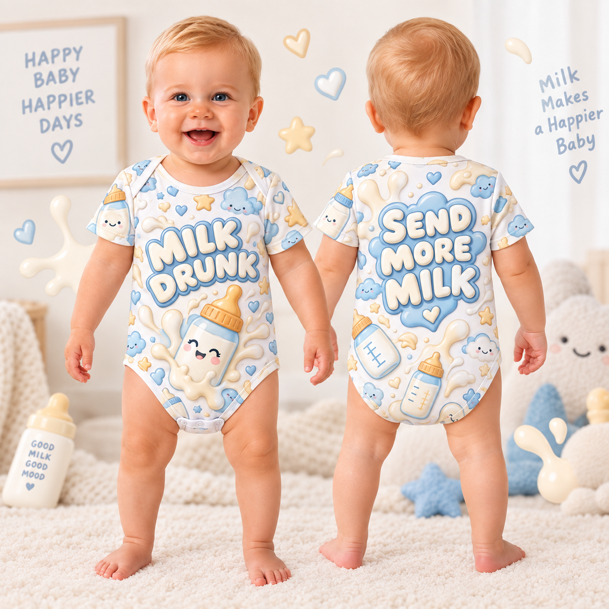 Milk Drunk Baby Bodysuit