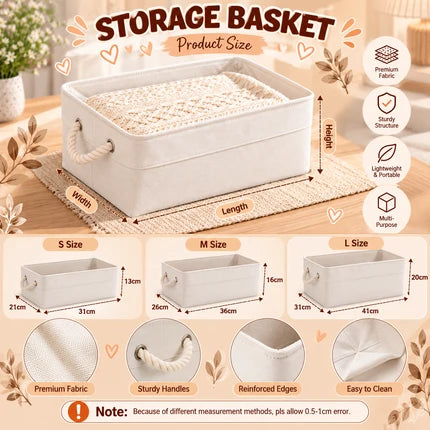 Wildflower Meadow Lamb Personalized Storage Basket