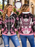Child of God Winged Eye Zip Hoodie