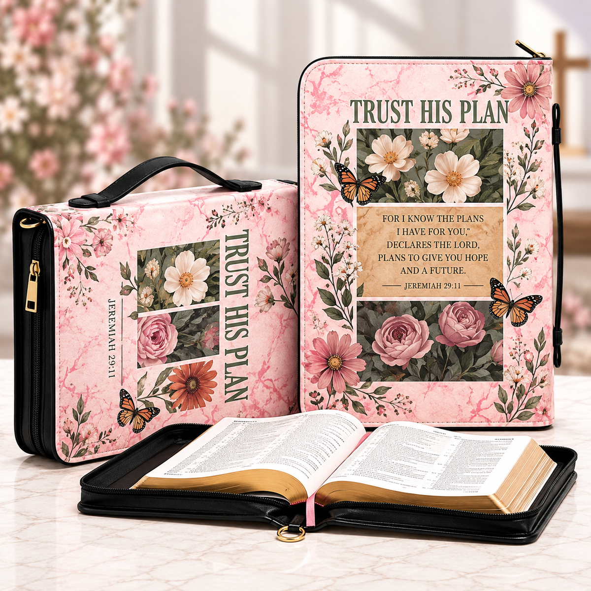 Trust His Plan Bible Cover