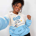 Seagull Fishing Waffle Hoodie