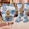 Dear God It's Been One Of Those Days Again Chicken Mid-Tube Socks