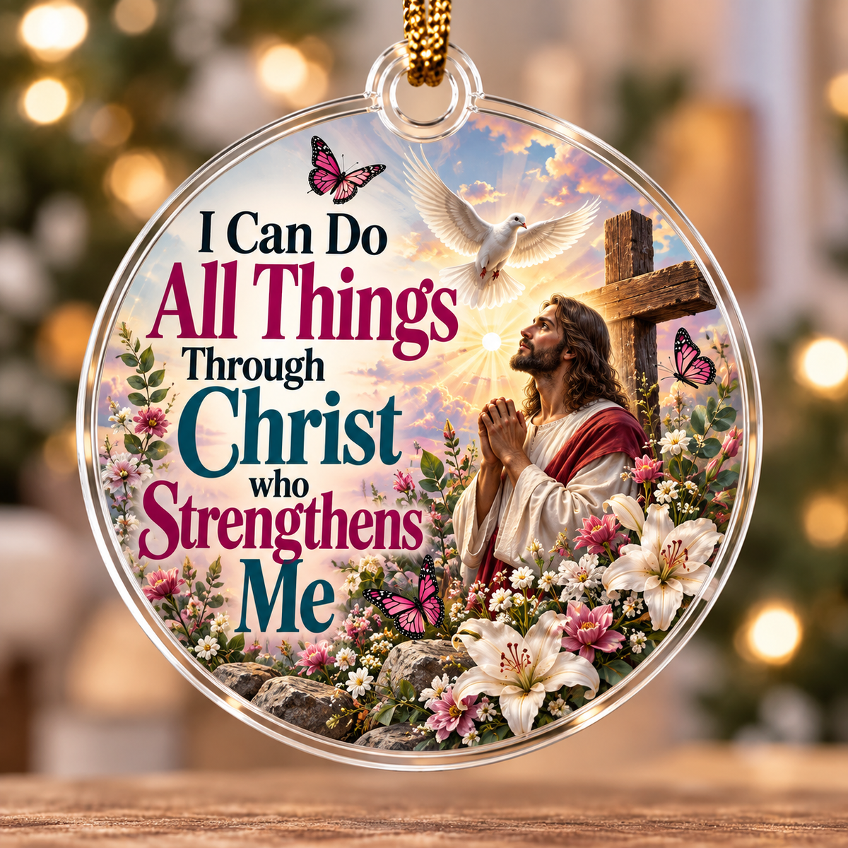 I Can Do All Things Through Christ Who Strengthens Me Ornament
