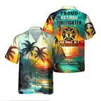 Awesome Firefighter - AOP Pocket Hawaiian Shirt - grunx260804-0132