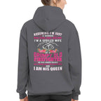 Awesome Firefighter i am his queen- Hoodie - grunx260804-0143