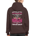Awesome Firefighter i am his queen- Hoodie - grunx260804-0143