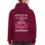 Awesome Firefighter i am his queen- Hoodie - grunx260804-0143