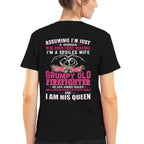 Awesome Firefighter i am his queen- Hoodie - grunx260804-0143