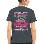 Awesome Firefighter i am his queen- Hoodie - grunx260804-0143