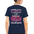Awesome Firefighter i am his queen- Hoodie - grunx260804-0143
