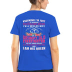 Awesome Firefighter i am his queen- Hoodie - grunx260804-0143