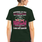 Awesome Firefighter i am his queen- Hoodie - grunx260804-0143