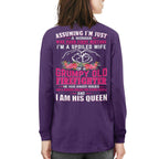 Awesome Firefighter i am his queen- Hoodie - grunx260804-0143