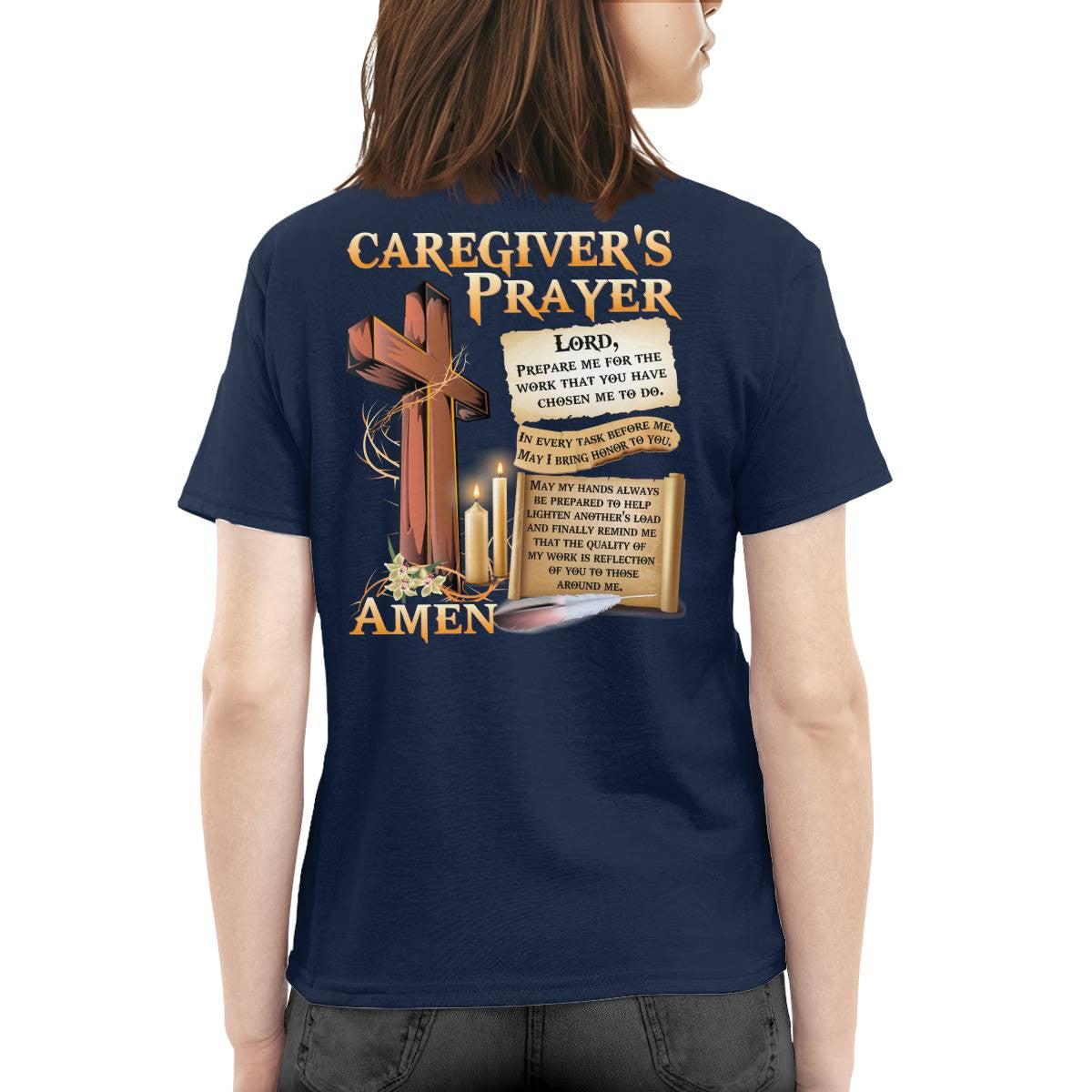Awesome Caregiver's Prayer-Hoodie-#F061124EVTAS1BCAREZ4
