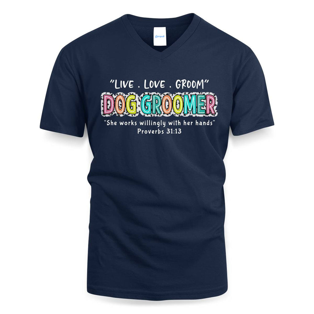 Awesome Dog Groomer-T-shirt - grunx260804-0032